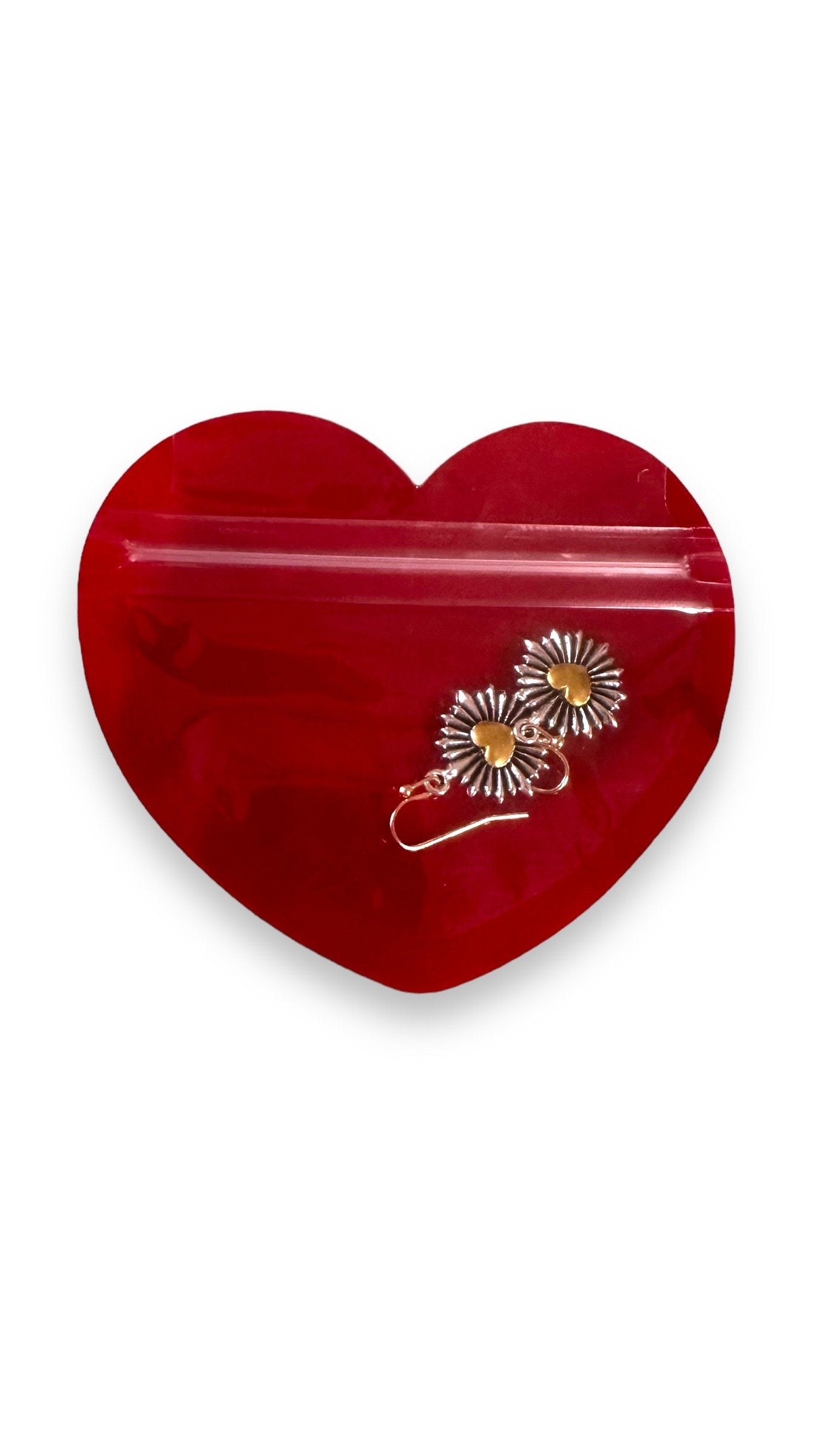 Heart Burst Minimalist Earrings